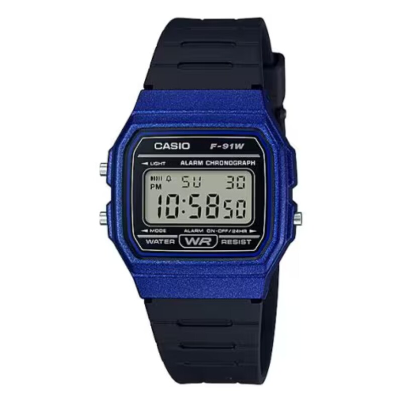 Reloj Casio F91WM-2A Unisex Negro
