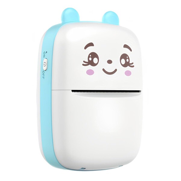 Mini Impresora Bluetooth Termica Rollo Infantil Recargable Variante Color Verde