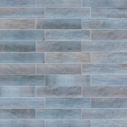 Ceramica Azul Destonificado Brillo 10X40Cm Pared GAMAS DE AZUL