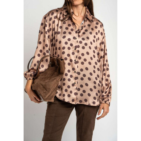 Camisa Lunares Rosa