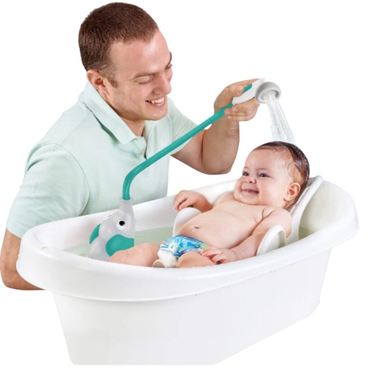Ducha de Baño para Bebé Elephant Baby Shower Yookidoo de 0 a - MULTICOLOR 