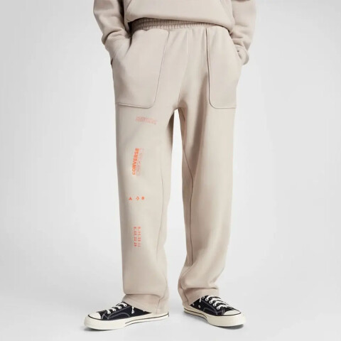 WORDMARK FIT GRAPHIC PANT PAPYRUS PAPYRUS