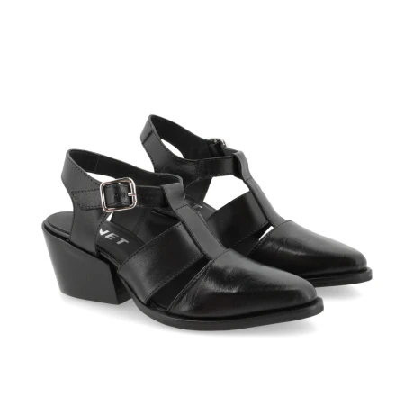 ZAPATO VENET - CUERO SOLANO NEGRO