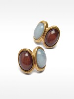 Pendientes Ovales Dobles multicolor