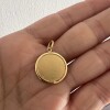 Medalla redonda satinada Medalla redonda satinada