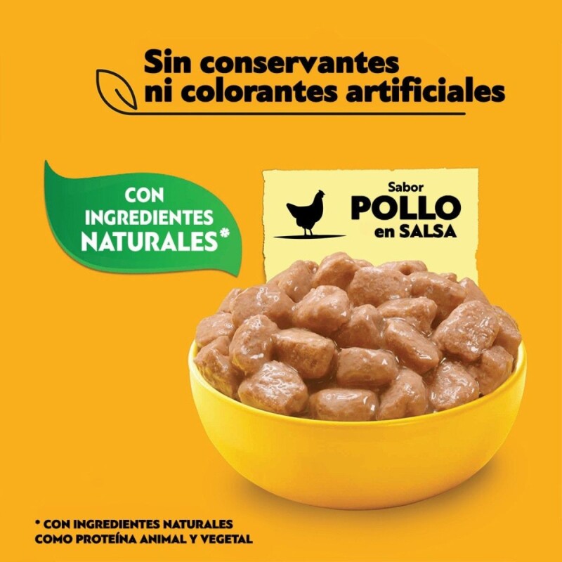 PEDIGREE EN SALSA ADULTO POLLO 100 GRAMOS PEDIGREE EN SALSA ADULTO POLLO 100 GRAMOS