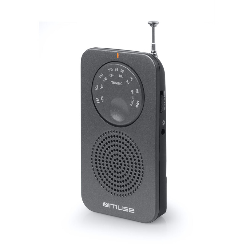 RADIO PORTÁTIL MUSE M01RS ANALOGA NEGRO RADIO PORTÁTIL MUSE M01RS ANALOGA NEGRO