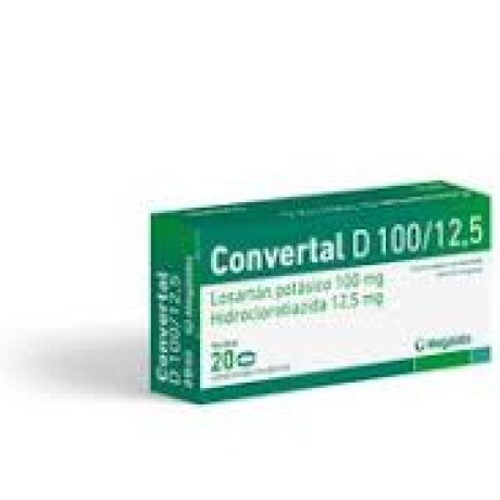 Convertal D 100+12.5mg X20 Comprimidos Hipertensión Convertal D 100+12.5mg X20 Comprimidos Hipertensión