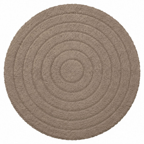 Alfombra Felpudo Redondo Ø 40Cm Deco Hogar Living Oficina Marrón