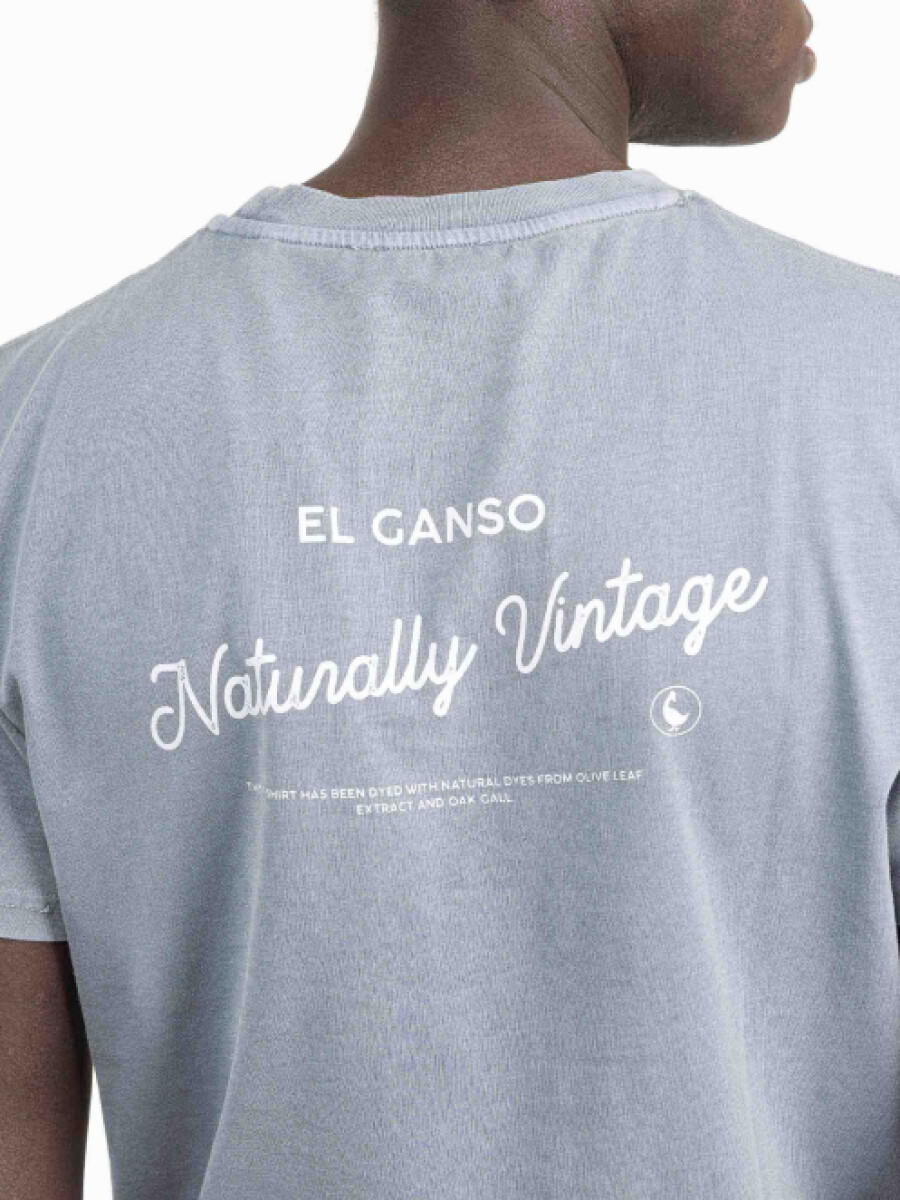 Camiseta Tinte Natural - Gris 