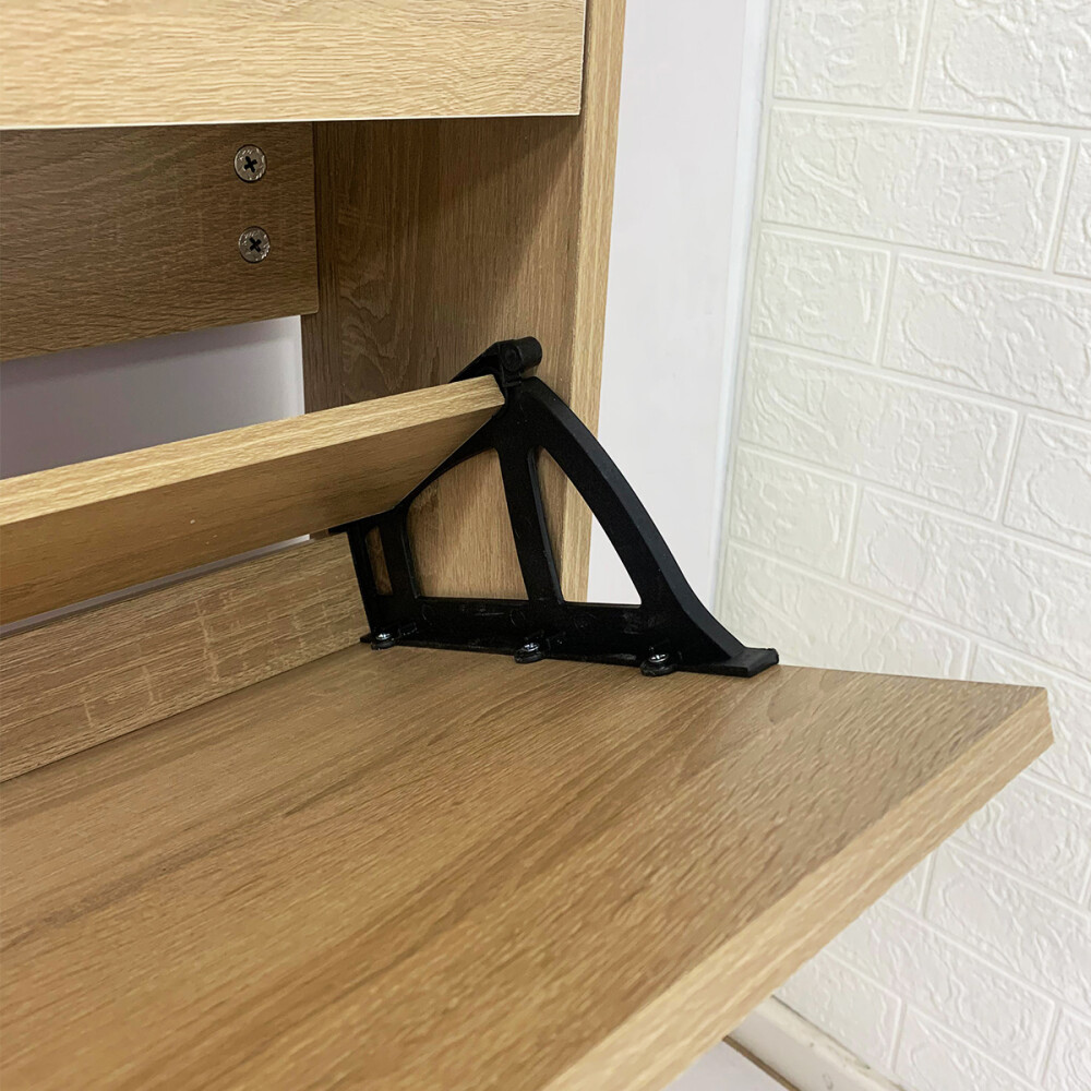 Zapatero Organizador Vertical De 3 Estantes madera clara