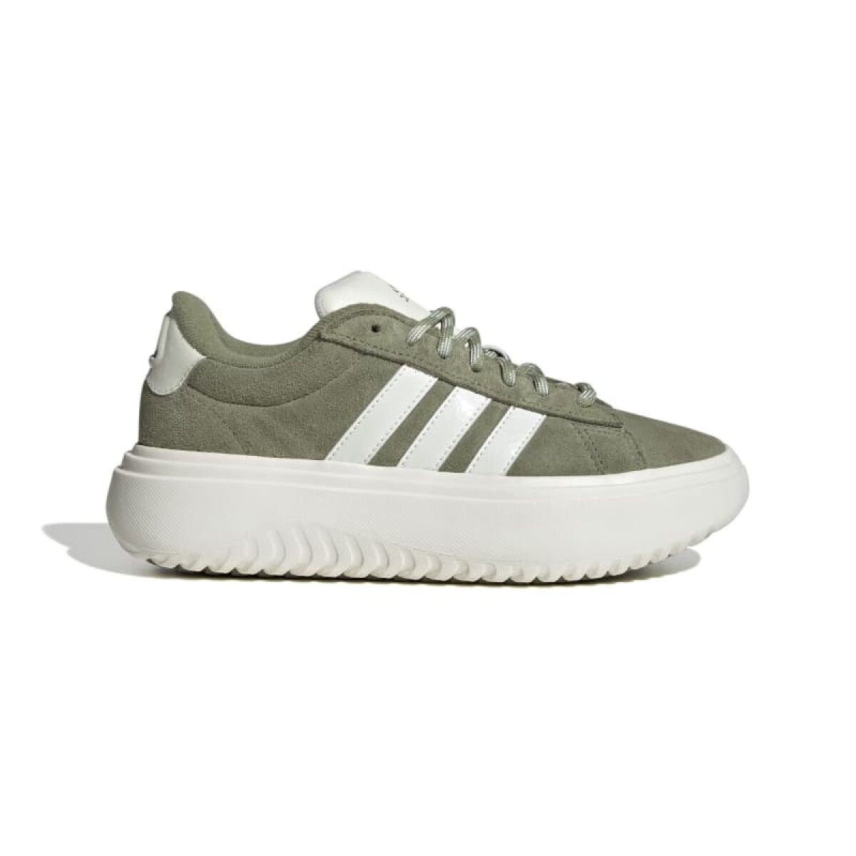 Championes Adidas Grand Court Platforma - Verde 