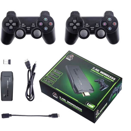 Consola inalámbrica para tv con mas de 10000 juegos Consola inalámbrica para tv con mas de 10000 juegos
