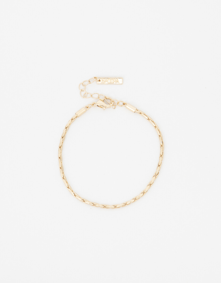 Pulsera Flexible Metal Delicado 