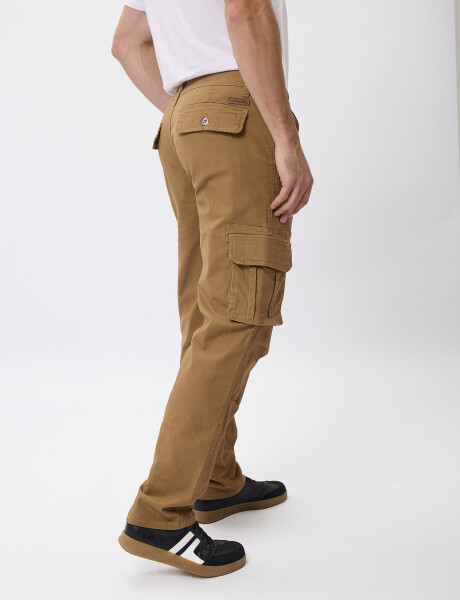 Pantalon cargo Ryder tostado