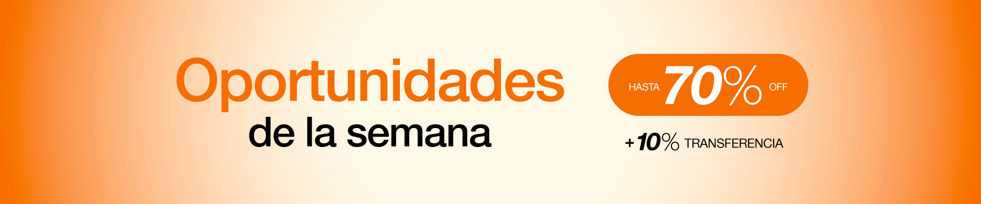 Landing Oportunidades de la Semana