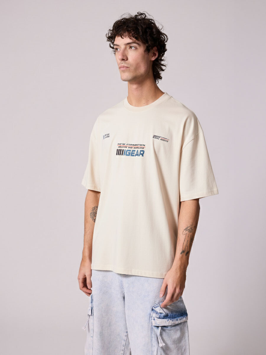 T-SHIRT RIFT DIXIE - Marfil 