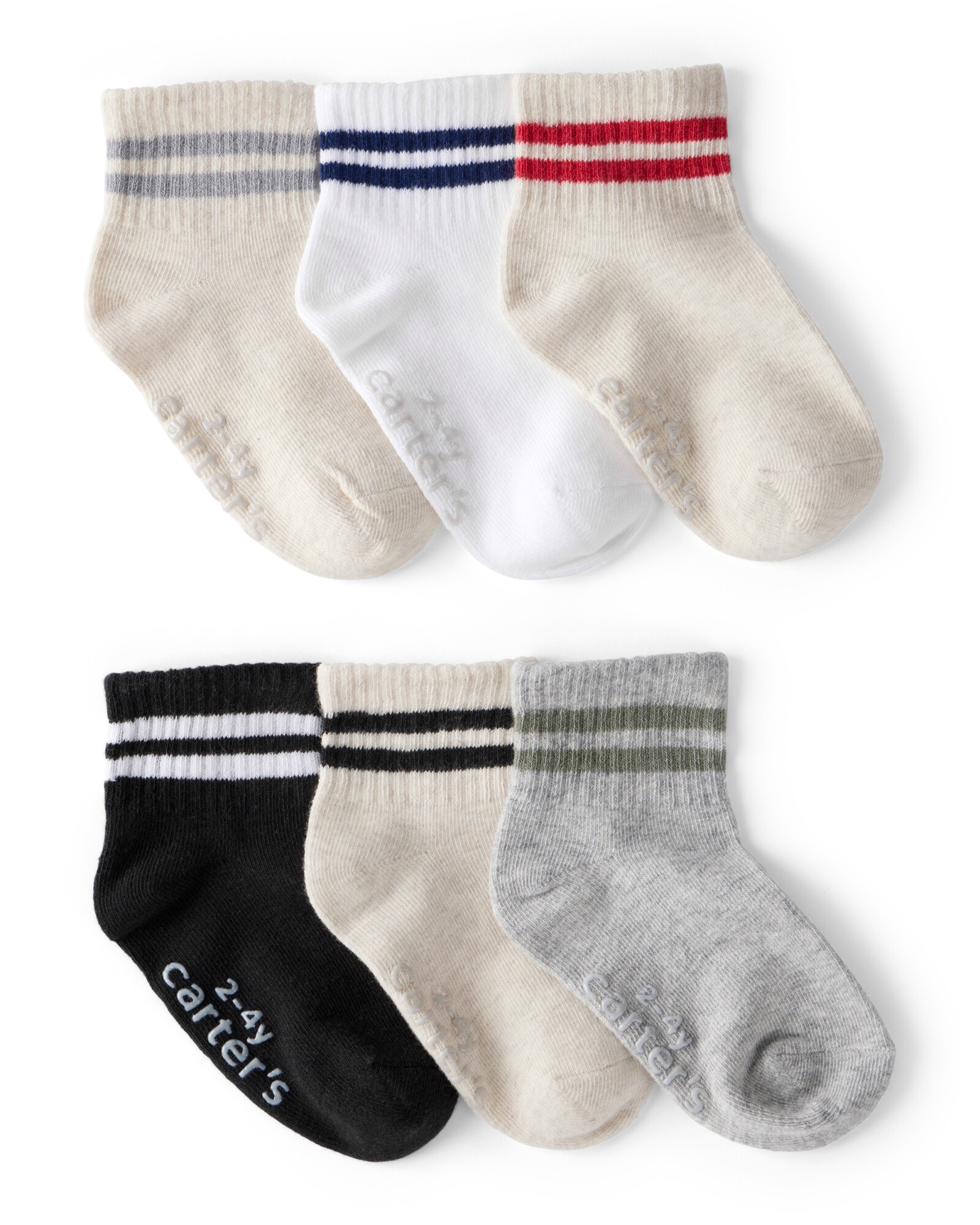 Pack seis pares de medias tobilleras de viscosa Sin color