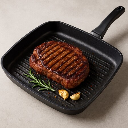 SARTEN PLANCHA CUORI BLACK 26CM NEGRO