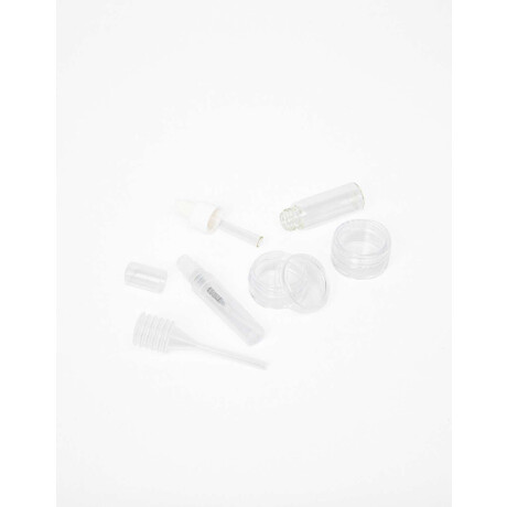 Set De Mini Contenedores De Skincare Combinacion Multicolor