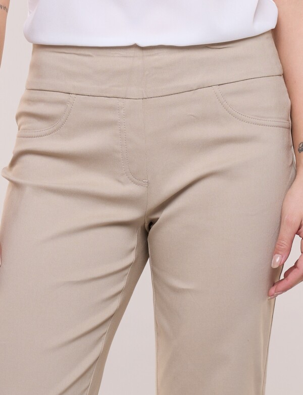 Pantalon Pull On BEIGE
