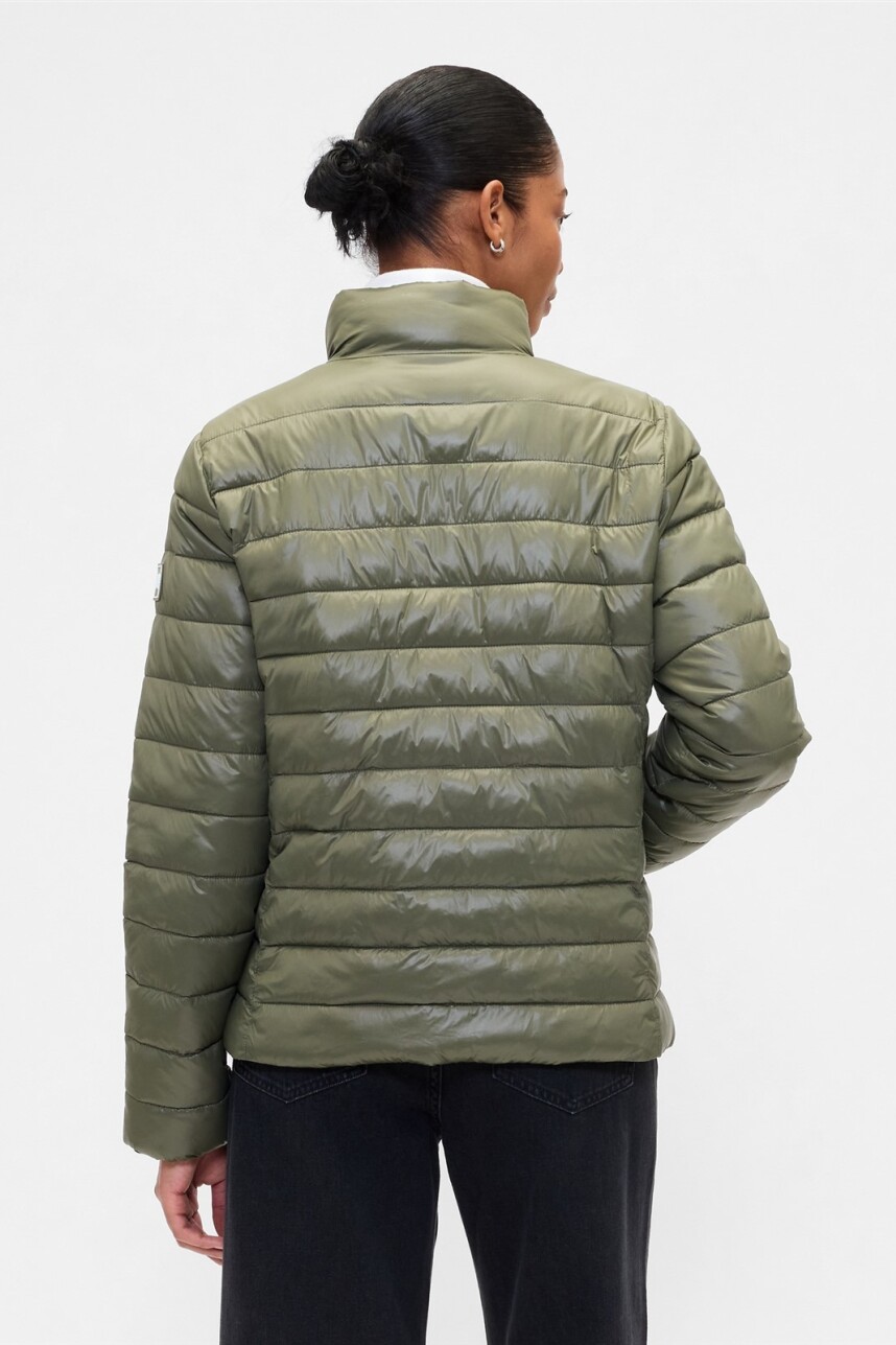 Campera Puffer Mujer Mesculen Green