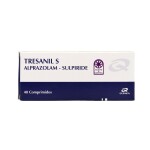 TRESANIL S 0,5 MG / 50 MG CJ X 40 COMP. única