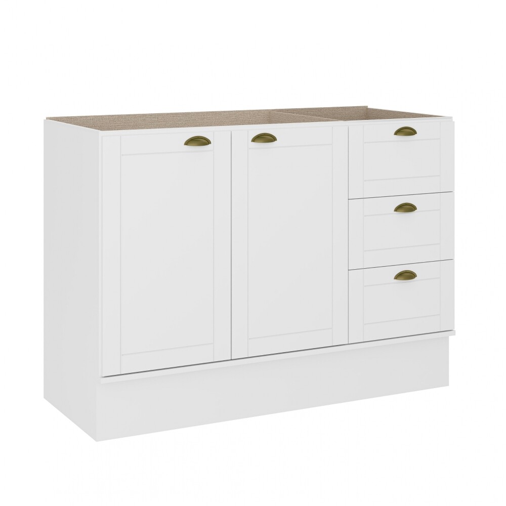 Bajo Mesada Americana 120cm Blanco Bajo Mesada Americana 120cm Blanco