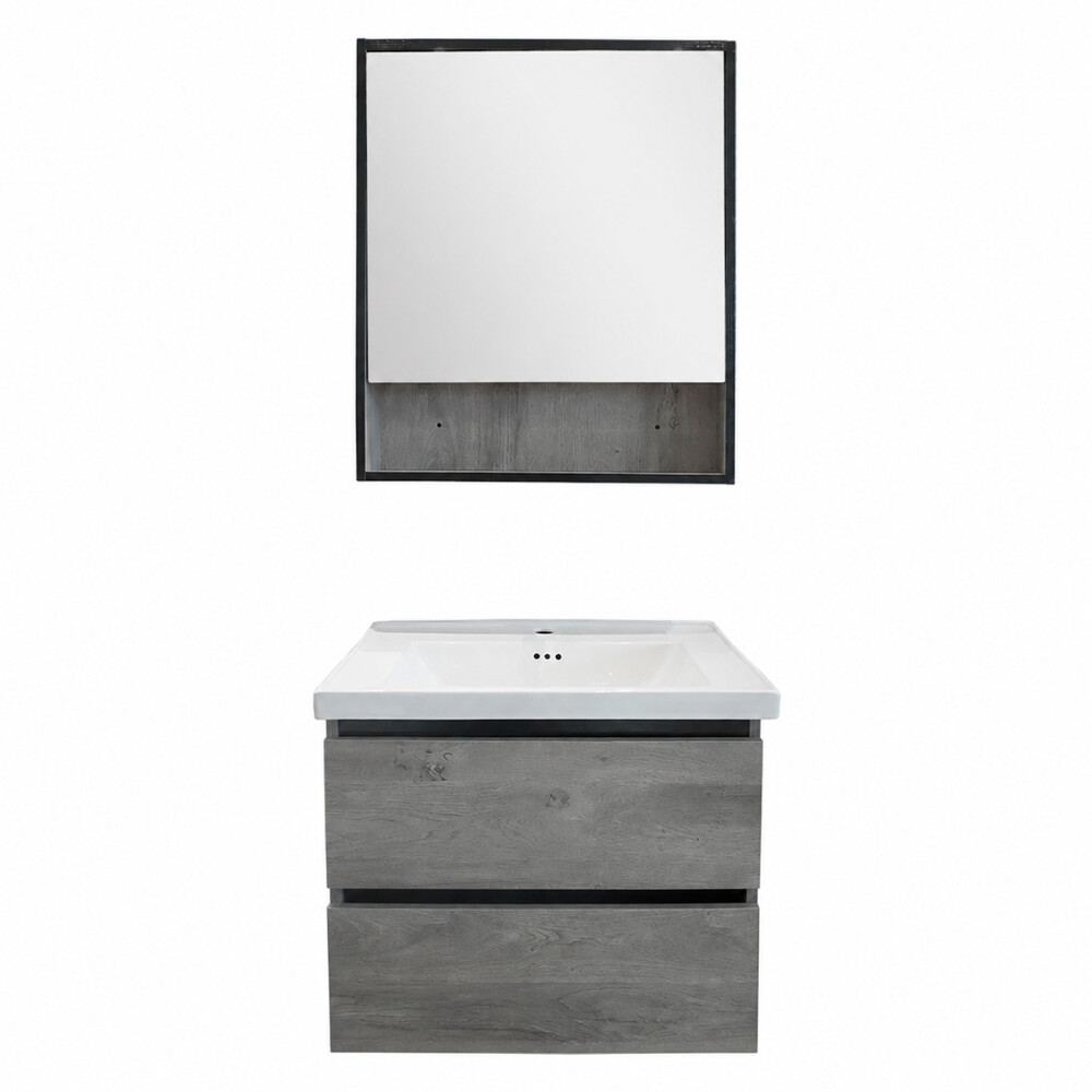 MUEBLE DE BAÑO AÉREO MODELO 2023 -60 / MUEBLE + BACHA + ESPEJO Mueble De Baño Aéreo Modelo 2023 -60 / Mueble + Bacha + Espejo