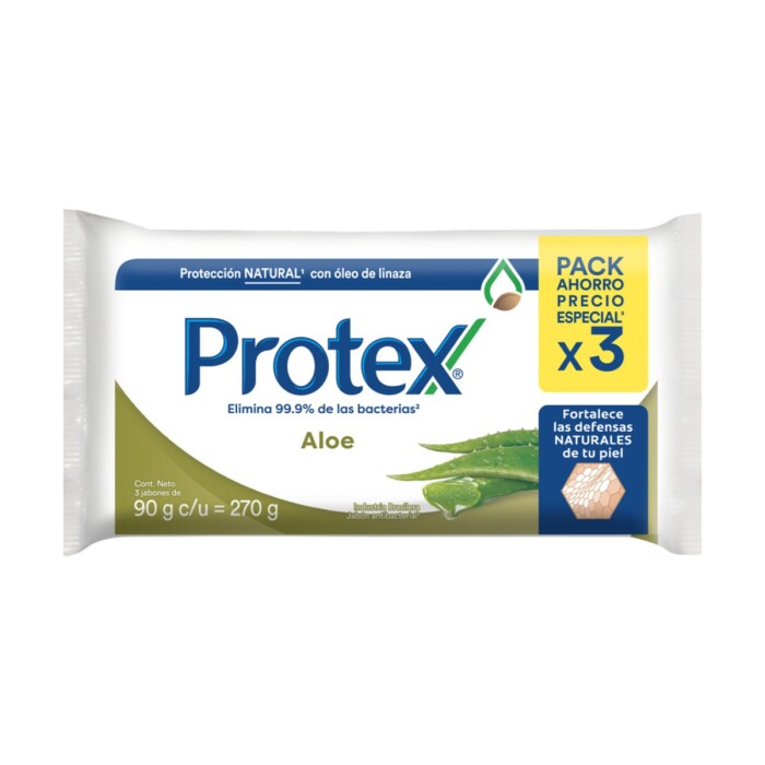 PROTEX JABON X 3 ALOE/24 CJ X 3 UNID. única
