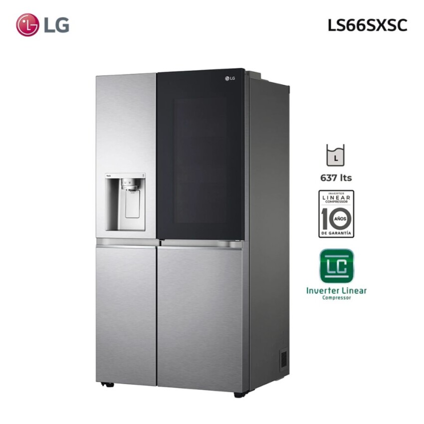 Heladera LG LS66SXSC SBSI inverter inox. Heladera LG LS66SXSC SBSI inverter inox.