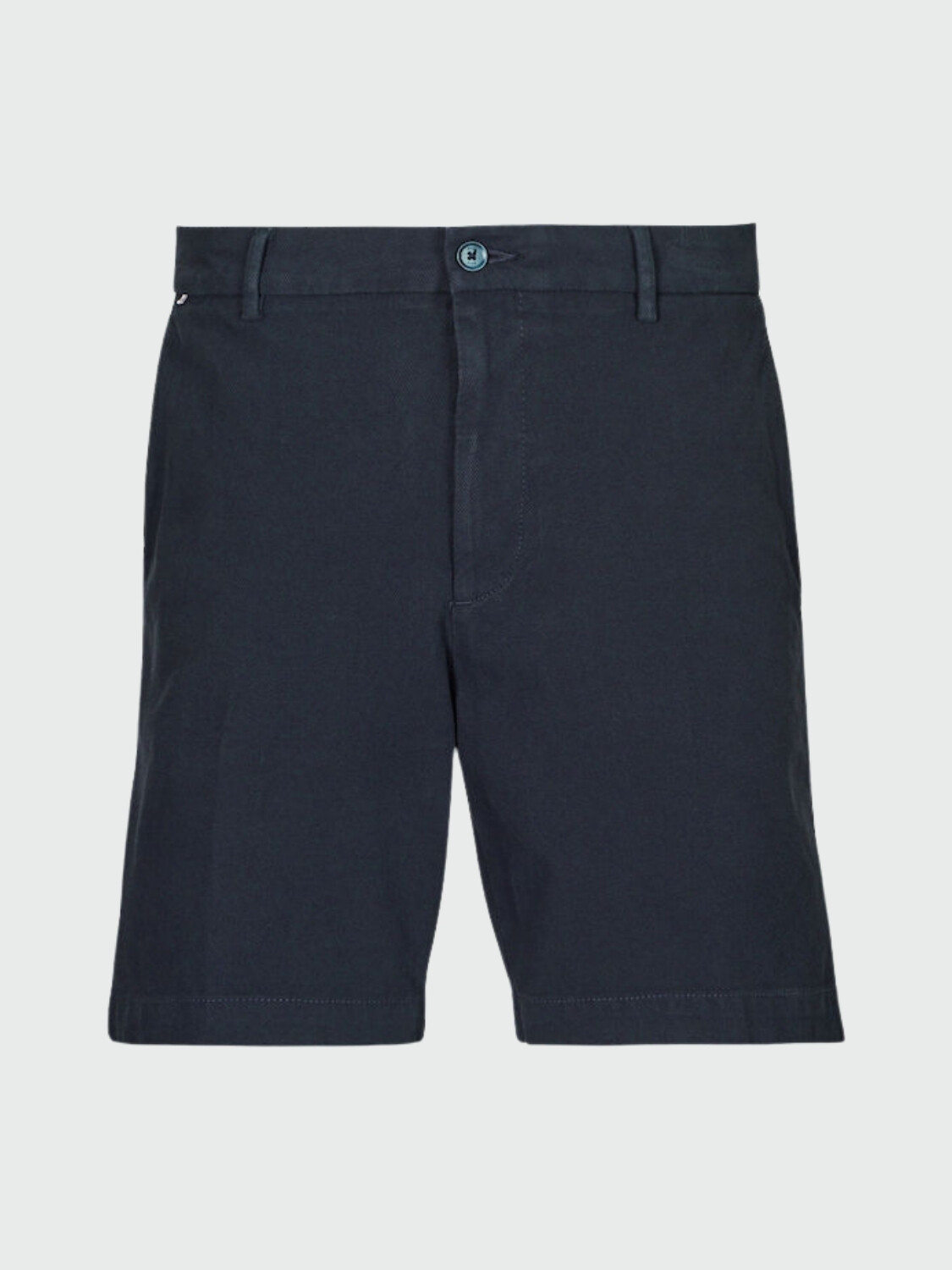 BOSS - Bermudas corte regular de algodón elástico, KANE Azul Oscuro
