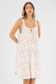 Floral dress Beige