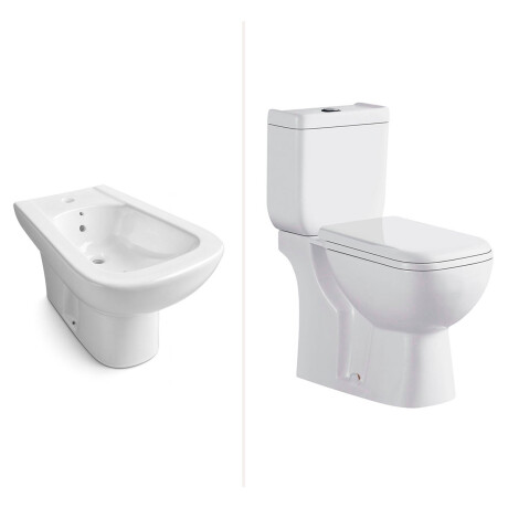 JUEGO DE LOZA SANITARIA PARA BAÑO LINEA MALAWI BLANCO 000