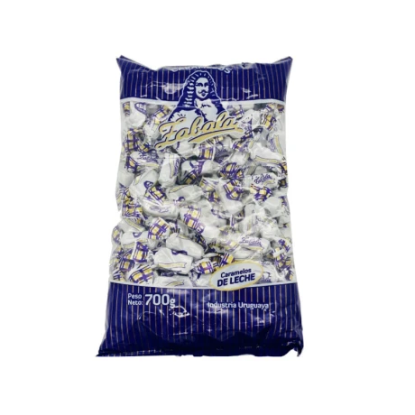 Caramelo masticable ZABALA 700grs 140pcs Leche