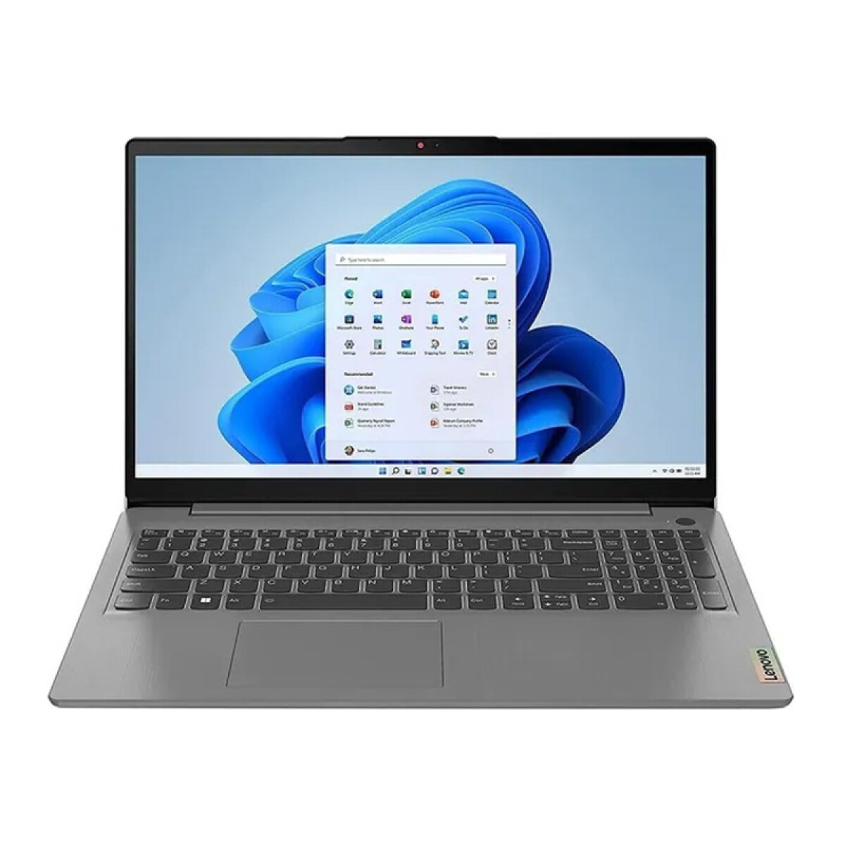 Notebook Lenovo Slim 15IAN8. Intel i3-N305. RAM 8GB DDR5. Disco Sólido 1TB. Pantalla 15.6" Full HD. Win11 