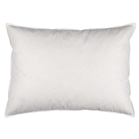 Almohada de plumas de pato 50x70 ALTA Blanco