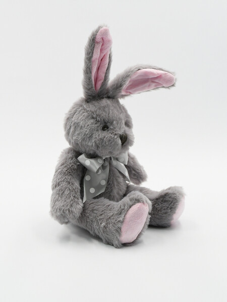 CONEJITO CON MOÑA GRIS