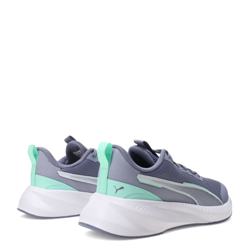 Championes de Niños Puma Flyer Lite 3 Jr Gris - Verde Menta