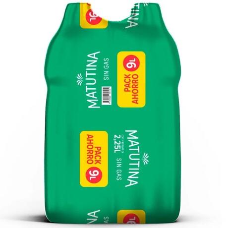 AGUA MATUTINA SIN GAS PACK 9 LITROS AGUA MATUTINA SIN GAS PACK 9 LITROS