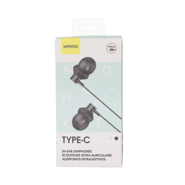 Auriculares tipo-C negro