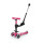 Monopatín Mini Micro 3 en 1 Deluxe Plus Led Rosa