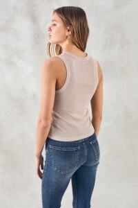 Musculosa Lurex Crudo