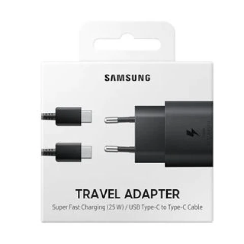Cargador Samsung carga rápida 25W Con cable Tipo C Cargador Samsung carga rápida 25W Con cable Tipo C
