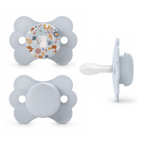 Chupete X2 Wonderland SXPro 0-6m Silicona Fisiológico Comoda Celeste