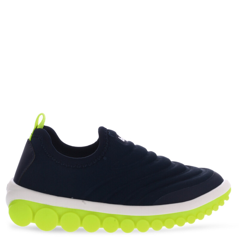 Championes Infantiles Bibi Roller 2.0 Kids Azul Marino - Amarillo