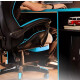 Escritorio Gamer Mesa Para Pc Estantes Calidad Azul