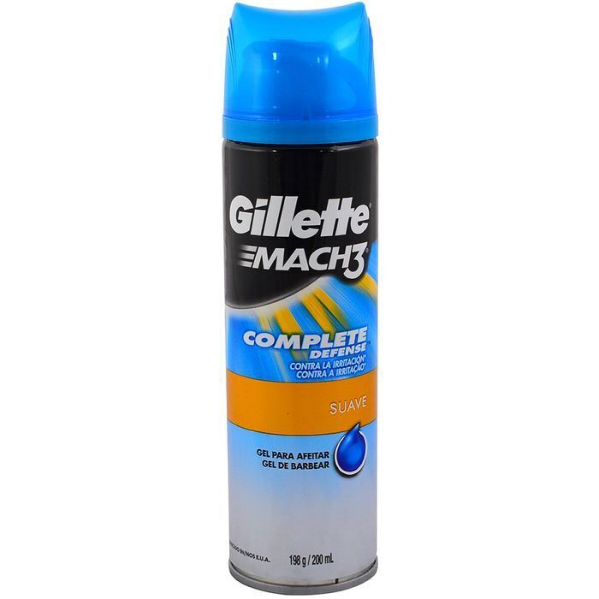 GILLETTE MACH 3 GEL COMPLETE DEFENSE SUAVE 200 ml 