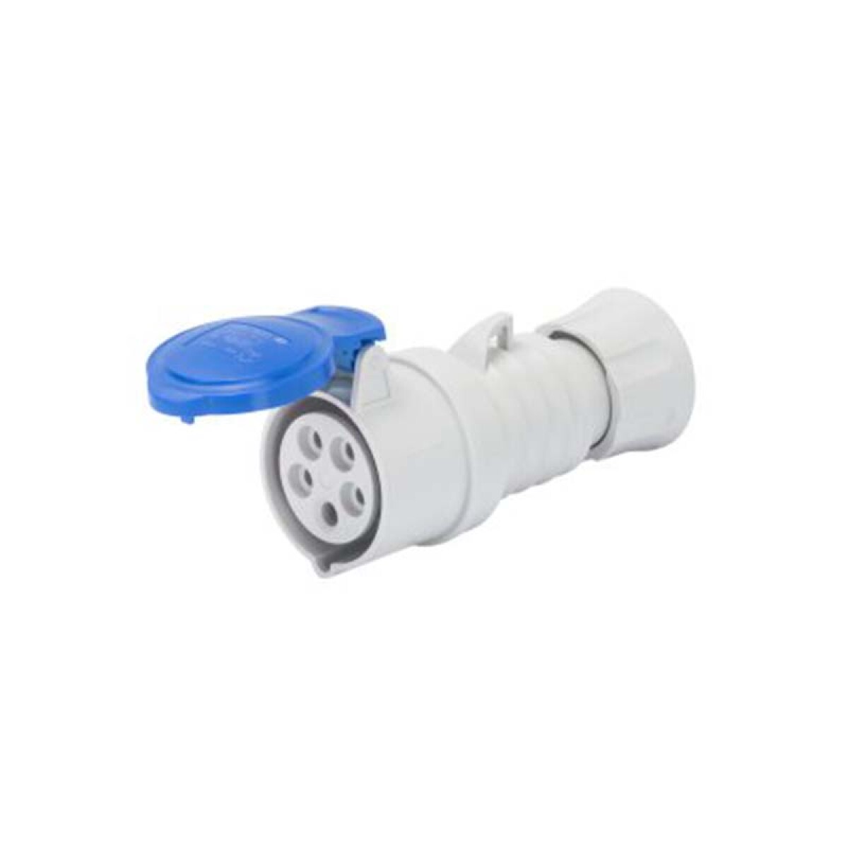 Ficha prolongación industrial 3P+T 16A 9HS 220V azul IP44 - GG2005 