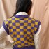 Chaleco Tatu Violeta y Amarillo